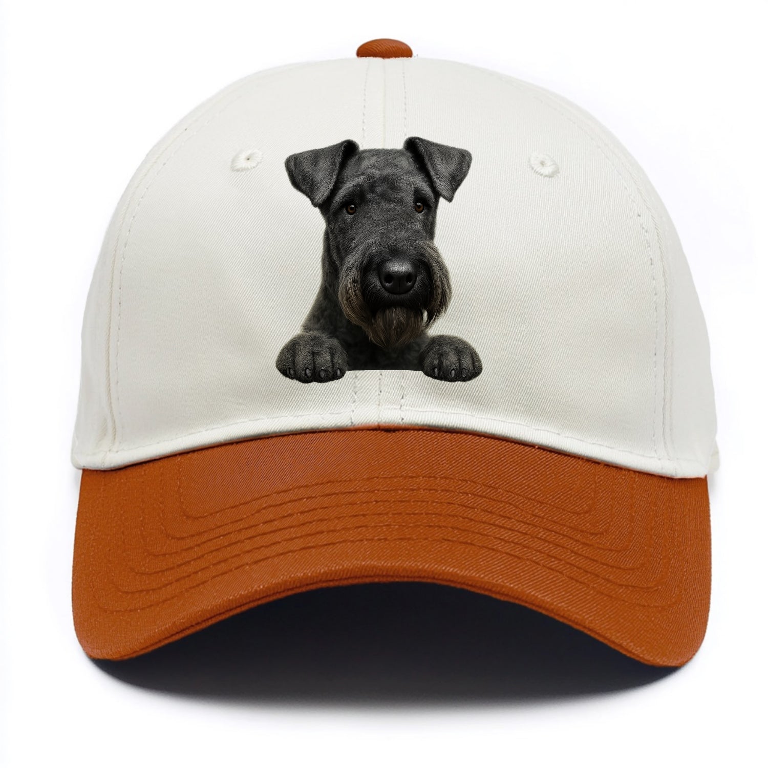 Kerry Blue Terrier  - Two Tone Cap - Orange