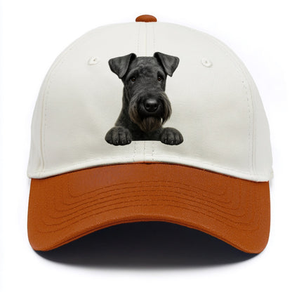 Kerry Blue Terrier  - Two Tone Cap - Orange