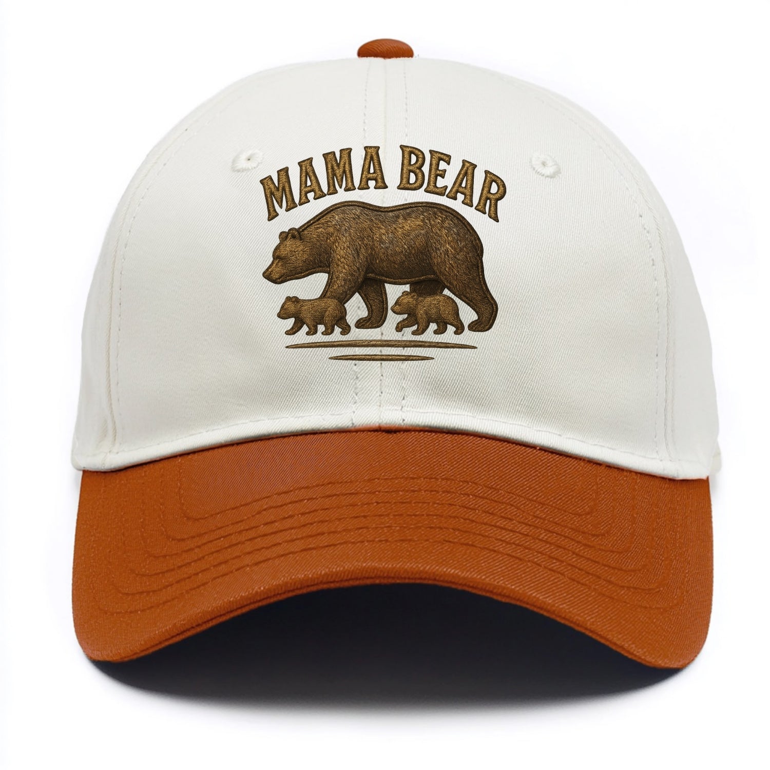 Mama Bear  - Two Tone Cap - Orange
