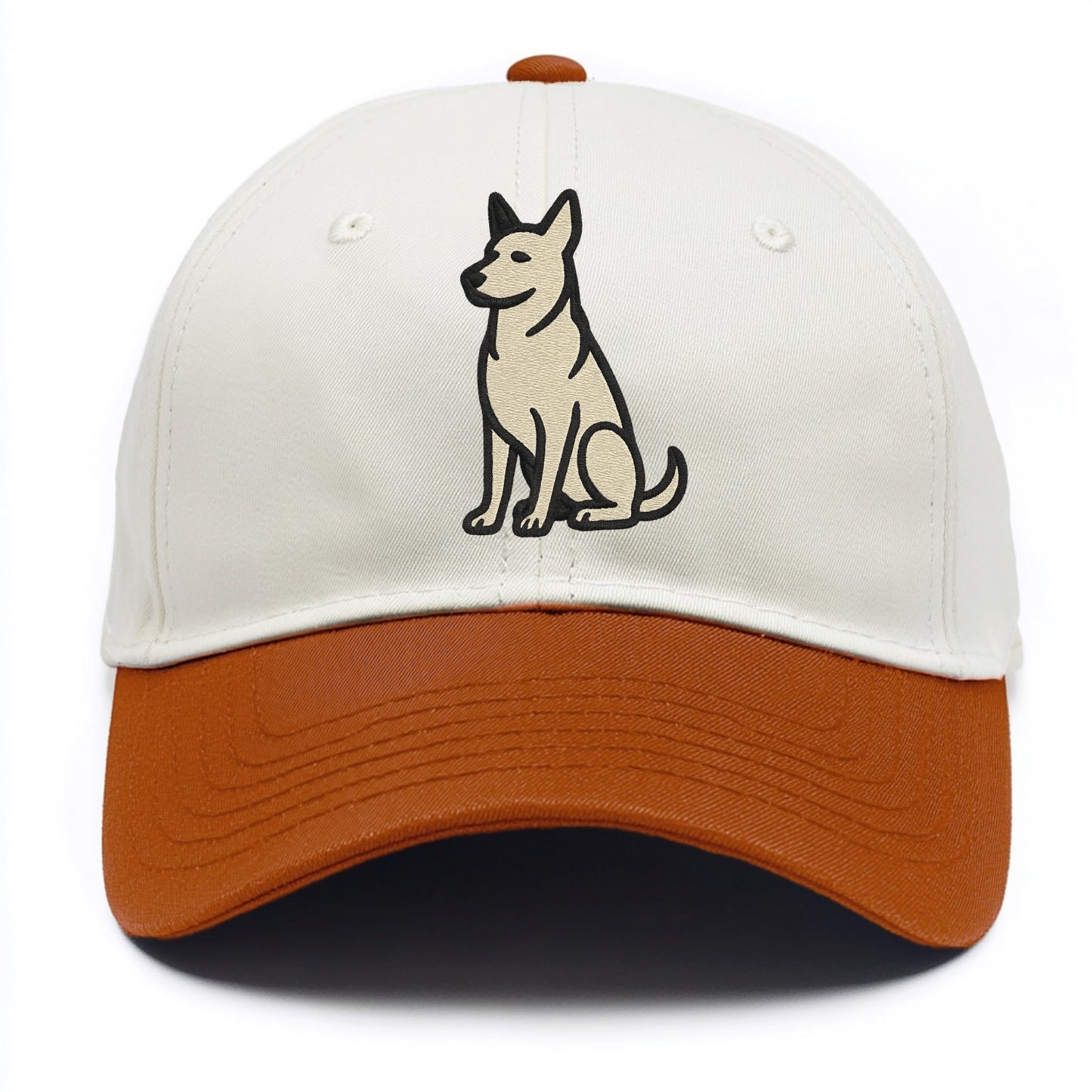 German Sheprador - German Shepherd Lab m Two Tone Cap - Orange