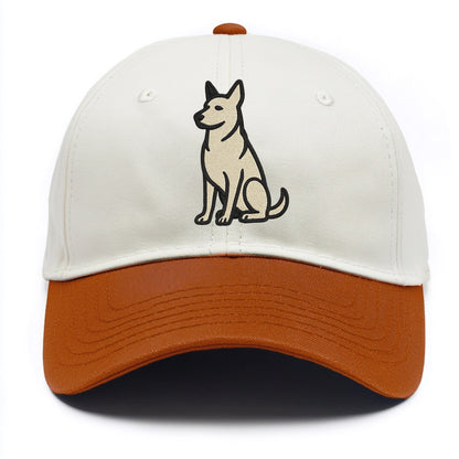 German Sheprador - German Shepherd Lab m Two Tone Cap - Orange
