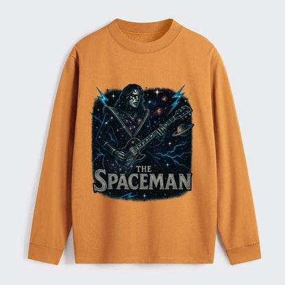 Spaceman Constellation - Classic Long Sleeve Shirt - Orange
