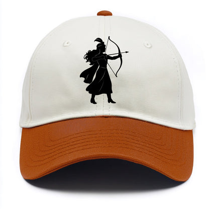 Warrior princess with bow and arrow - Two Tone Cap - Orange