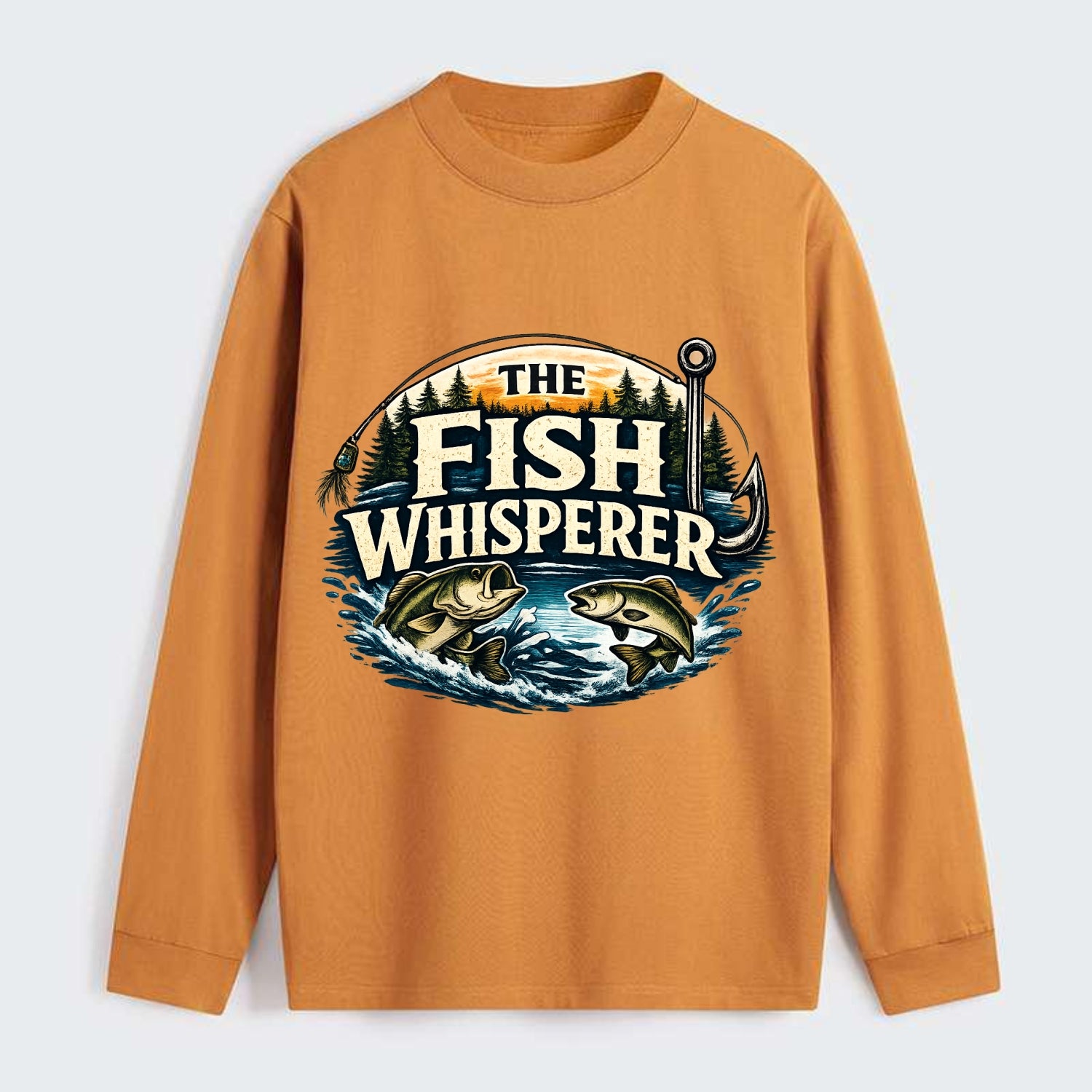 The Fish Whisperer - Classic Long Sleeve Shirt - Orange