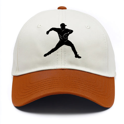 Baseball pitcher wind-up motion - Two Tone Cap