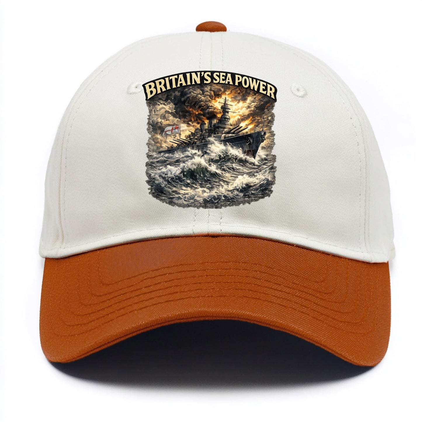 Britain's Sea Power - Two Tone Cap - Orange