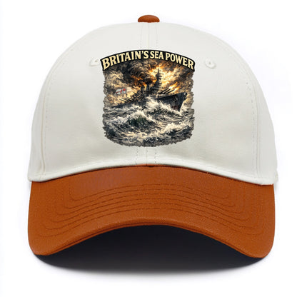 Britain's Sea Power - Two Tone Cap - Orange