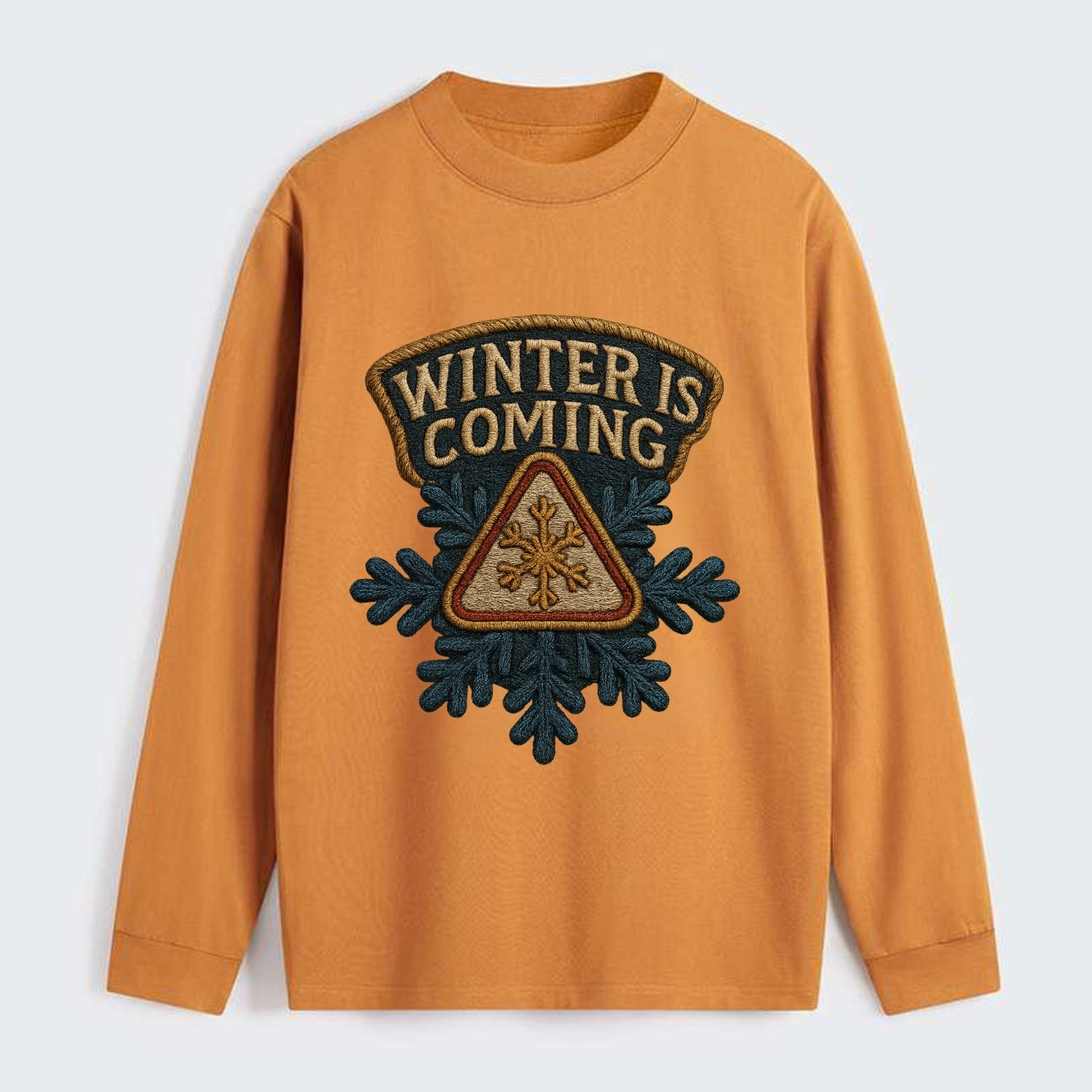 Winter Is Coming  - Classic Long Sleeve Shirt - Orange