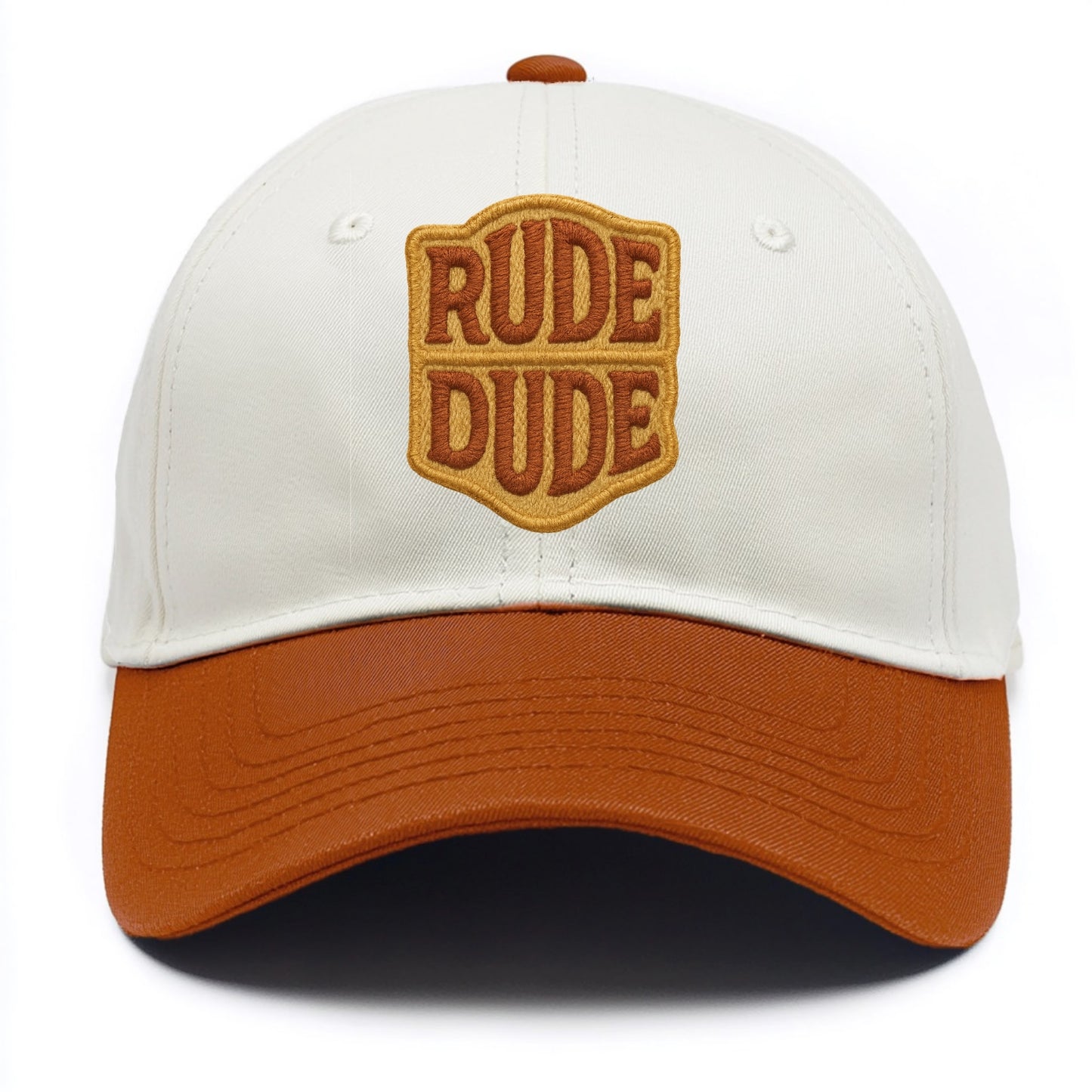 RUDE;DUDE ENERGY Surf Green Trucker - Two Tone Cap - Orange