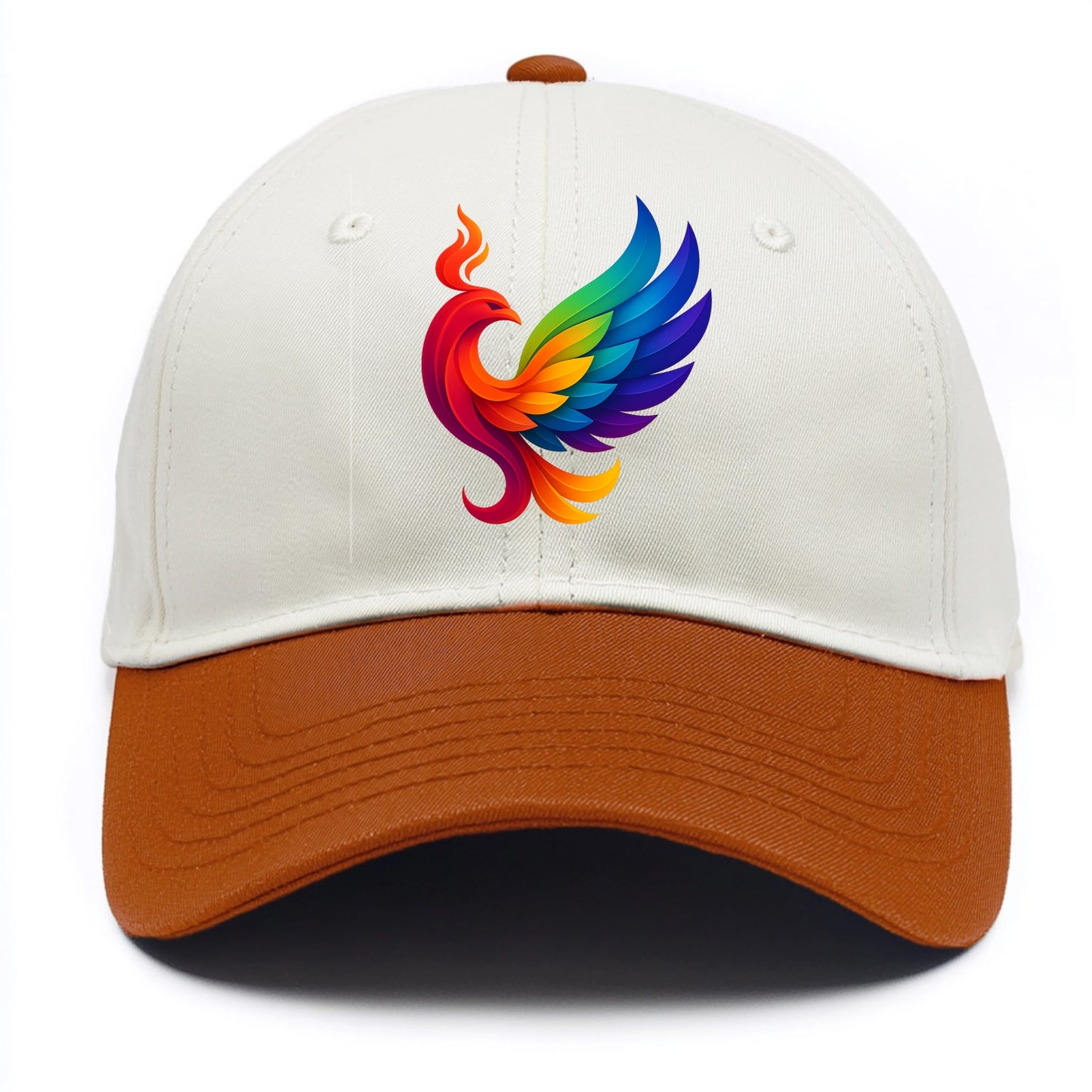 Liberation Bird - Phoenix with each feat - Two Tone Cap - Orange