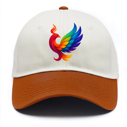 Liberation Bird - Phoenix with each feat - Two Tone Cap - Orange
