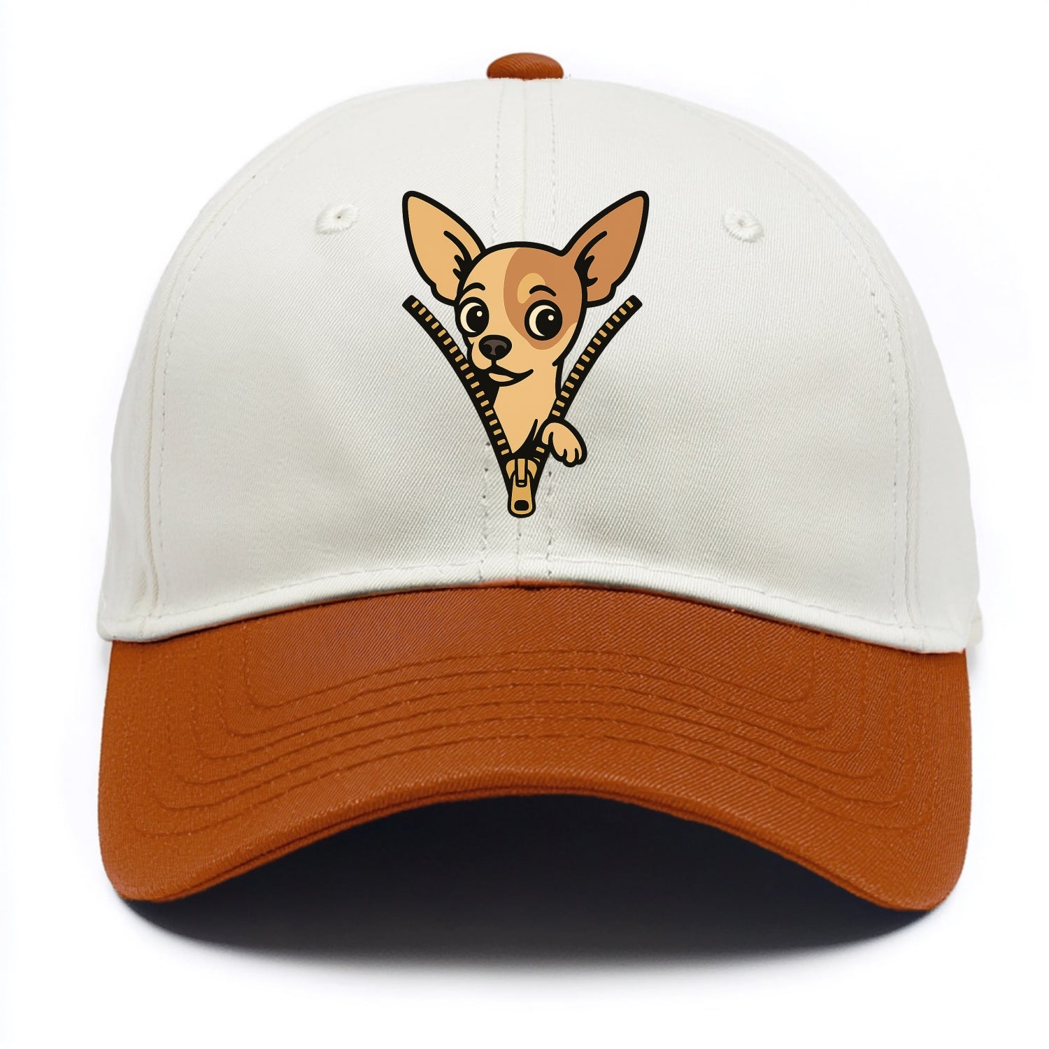 Chihuahua - Two Tone Cap - Orange