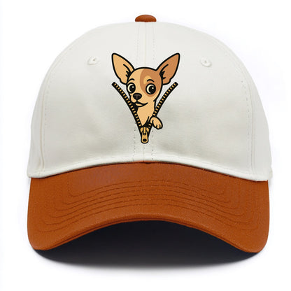Chihuahua - Two Tone Cap - Orange