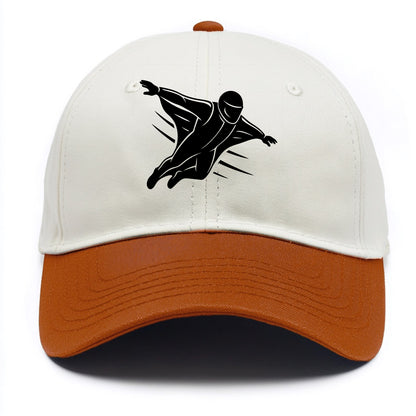 Wingsuit flyer gliding - Two Tone Cap - Orange