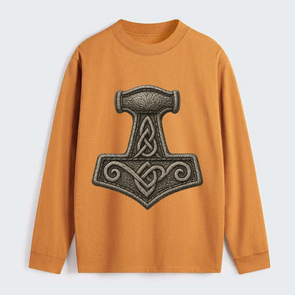 Mjolnir  - Classic Long Sleeve Shirt - Orange