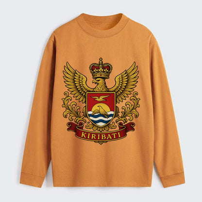 Kiribati Heritage Badge - Classic Long Sleeve Shirt - Orange
