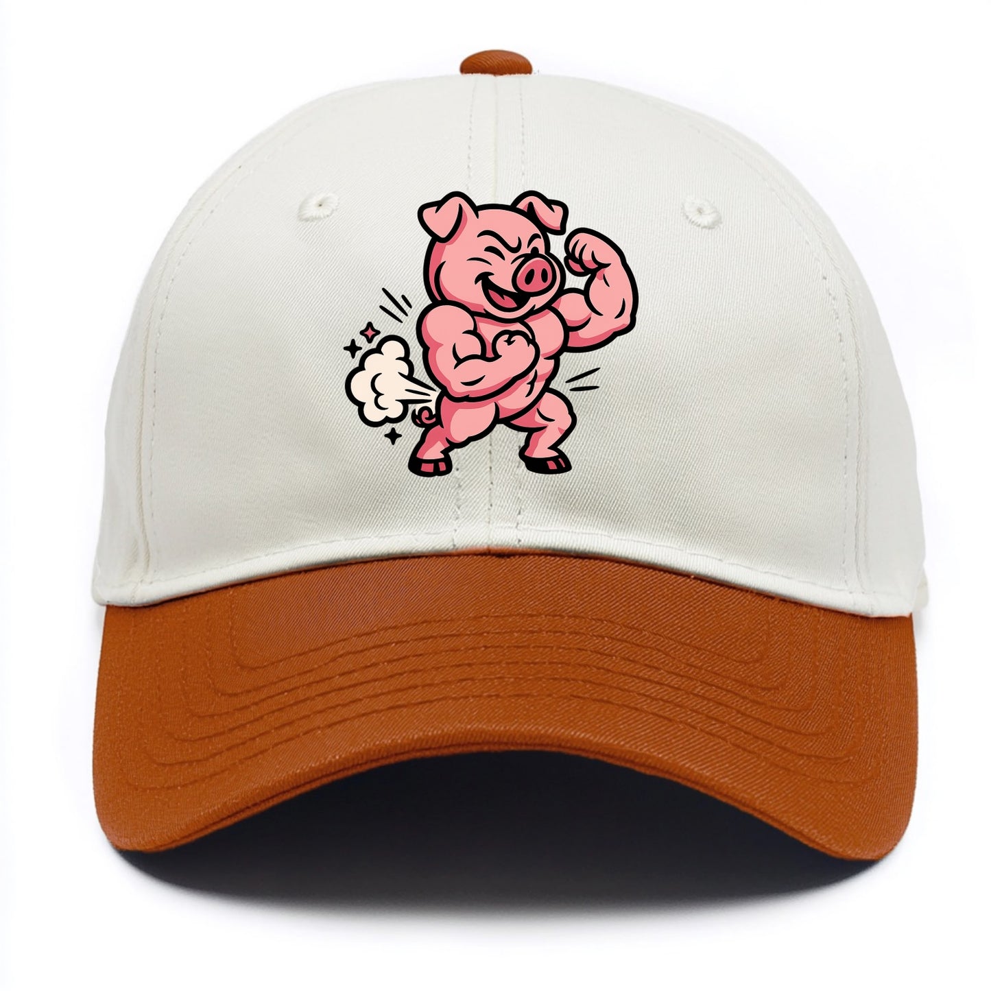 Strong Pig - Two Tone Cap - Orange