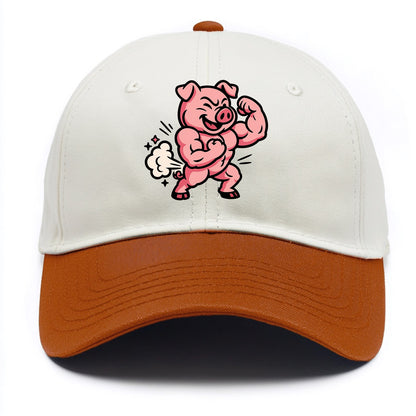 Strong Pig - Two Tone Cap - Orange