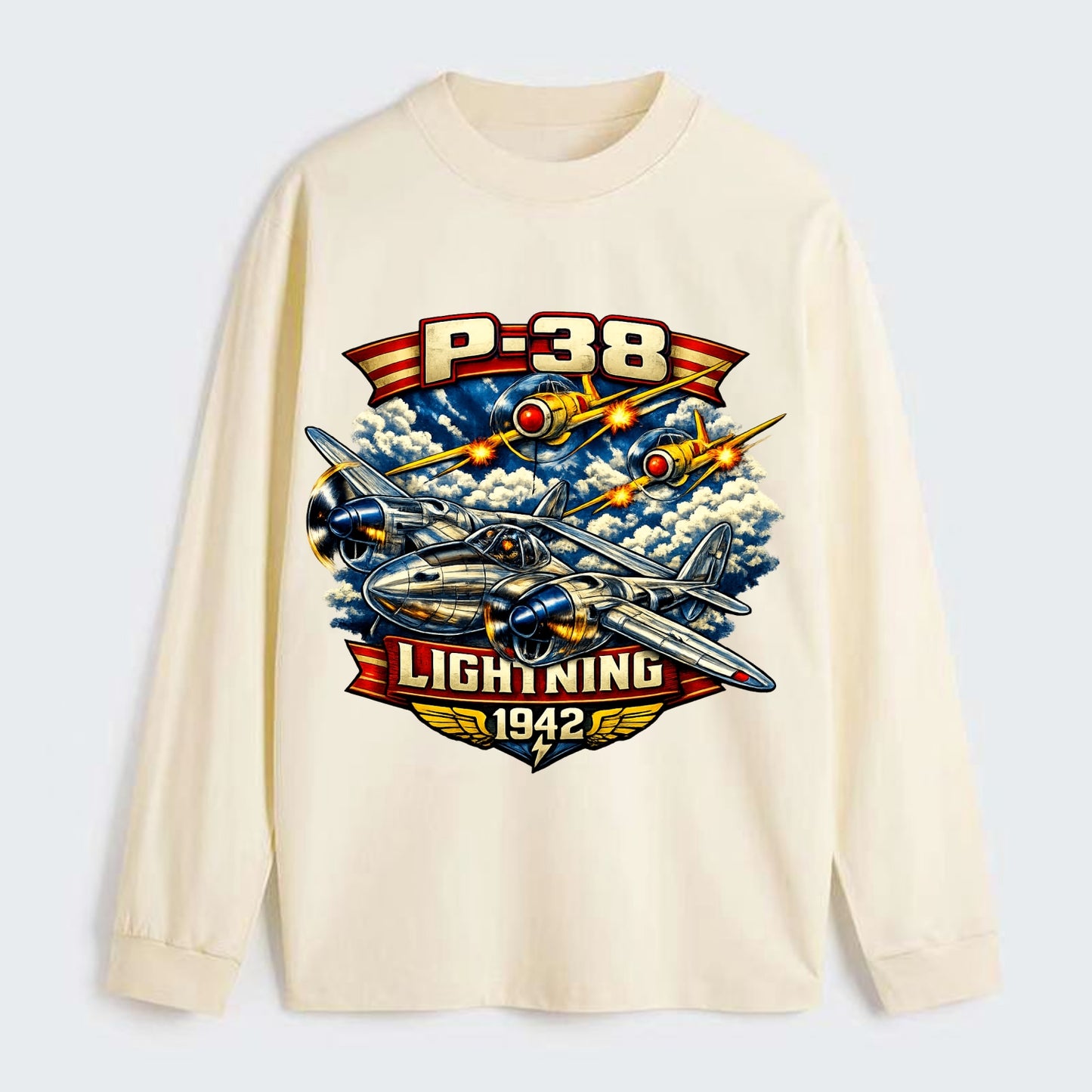P 38 Lightning - Classic Long Sleeve Shirt