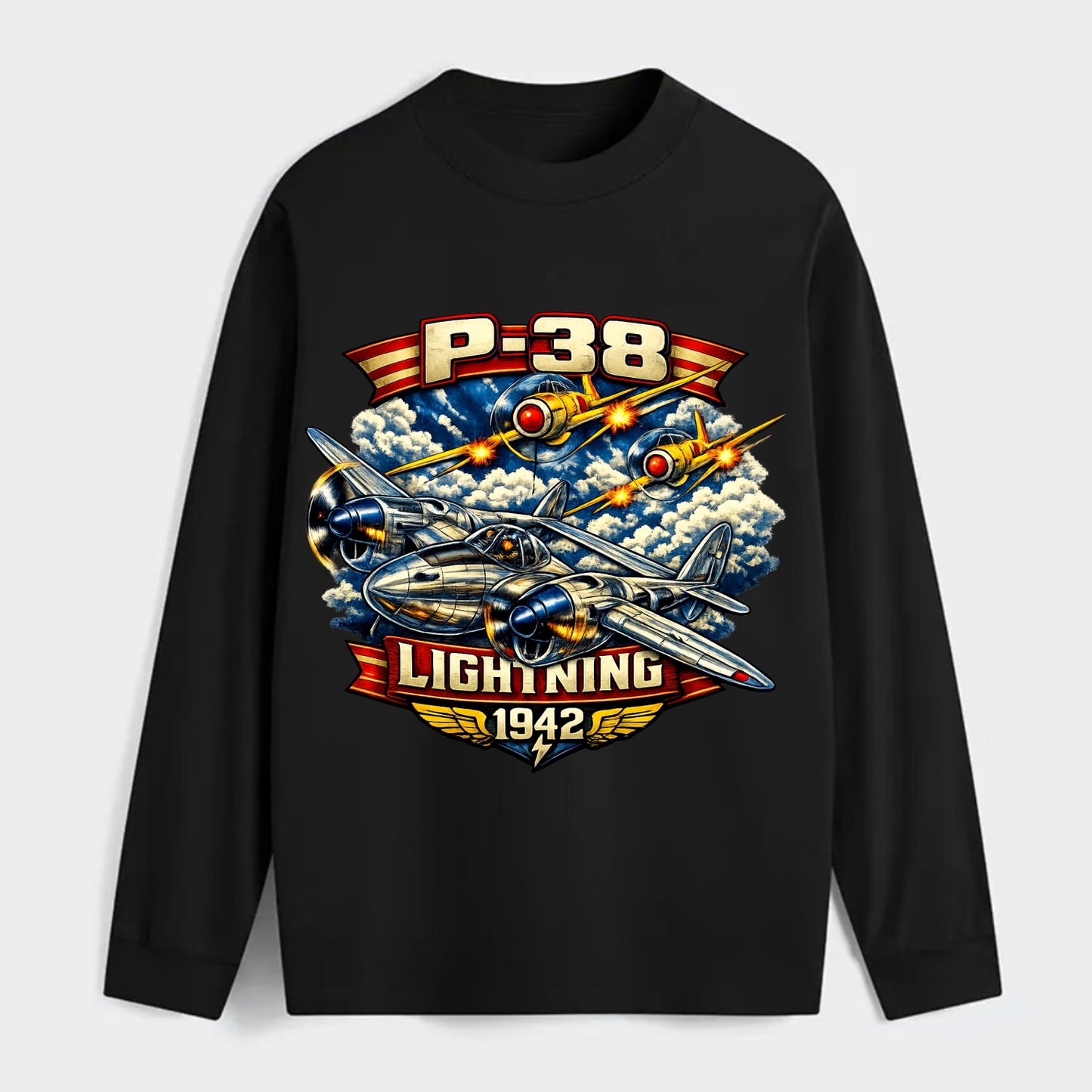 P 38 Lightning - Classic Long Sleeve Shirt