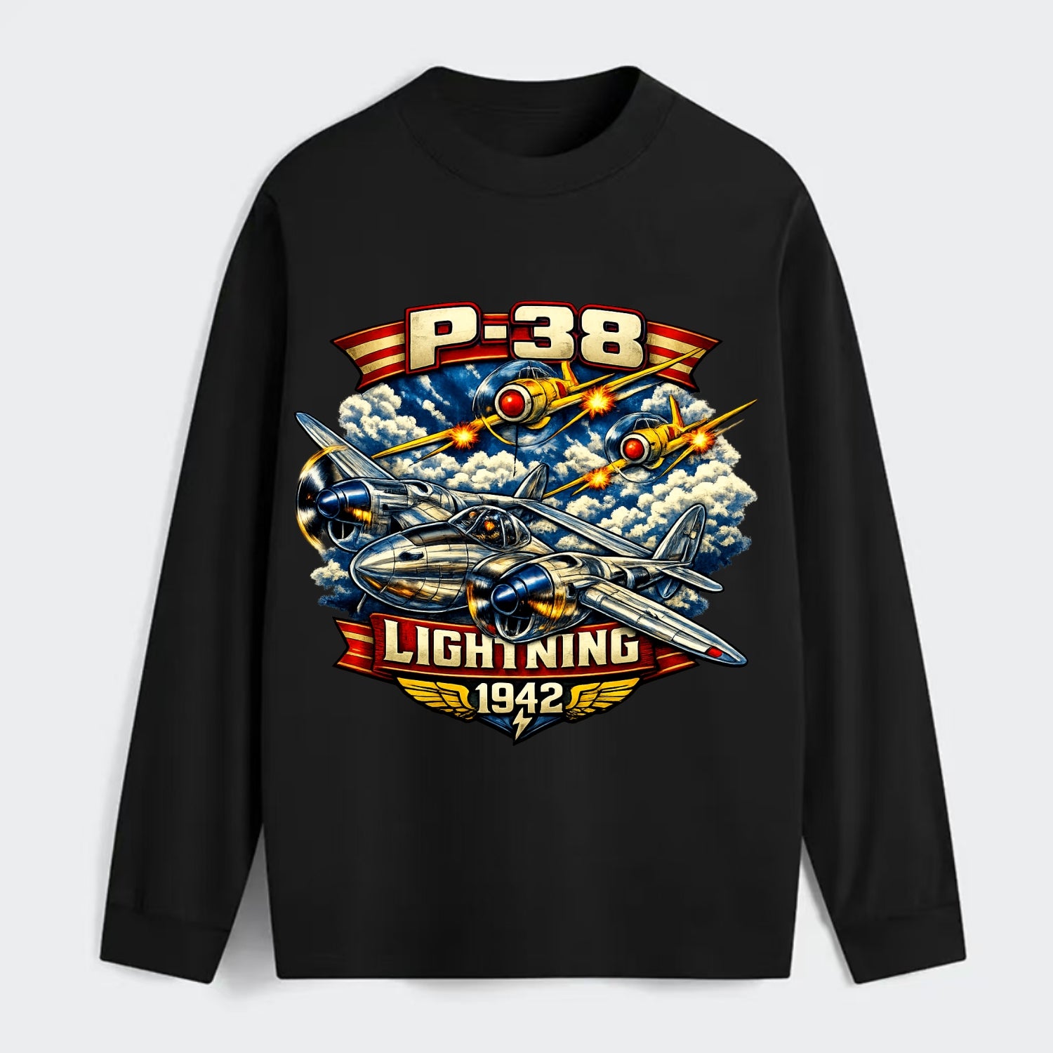 P 38 Lightning - Classic Long Sleeve Shirt