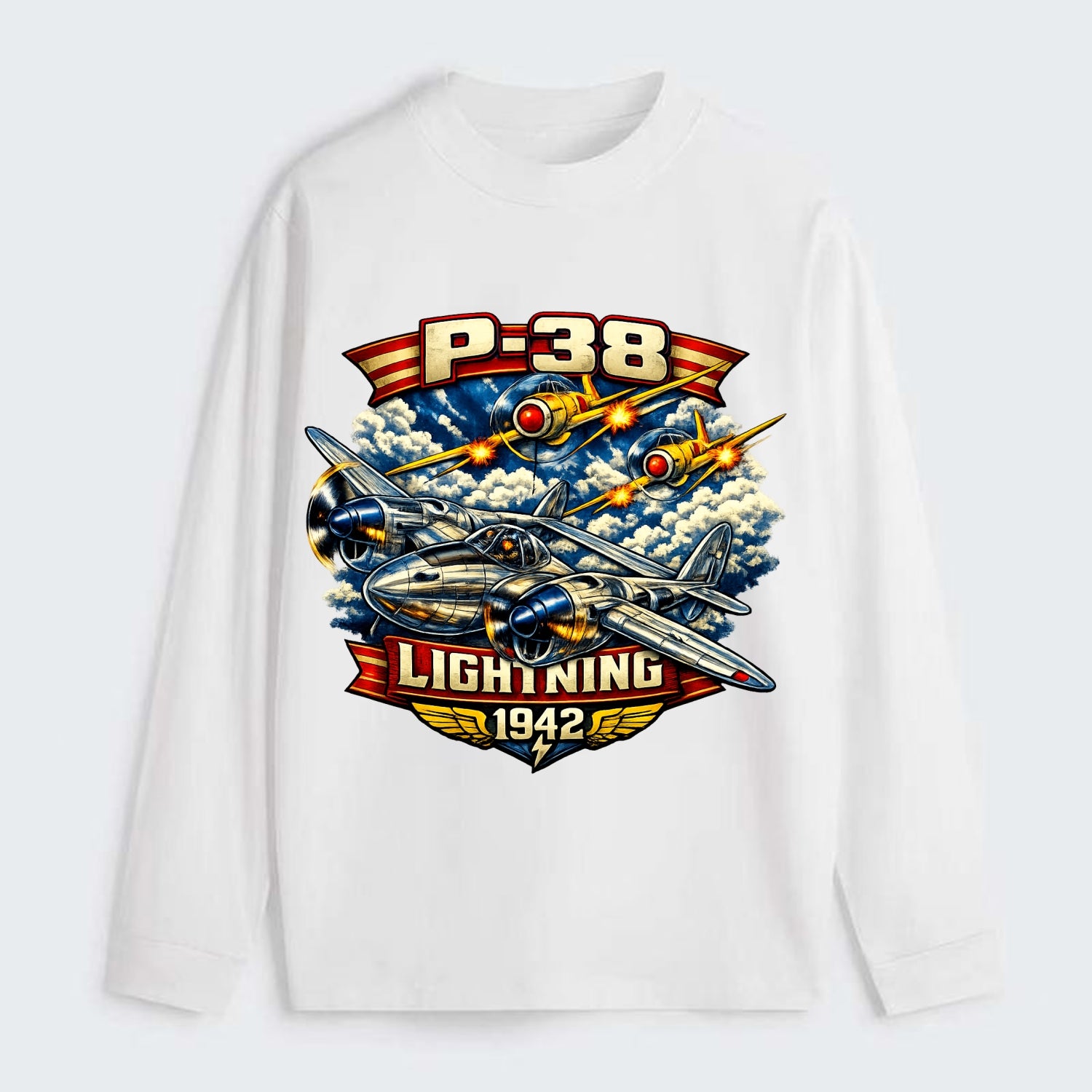 P 38 Lightning - Classic Long Sleeve Shirt