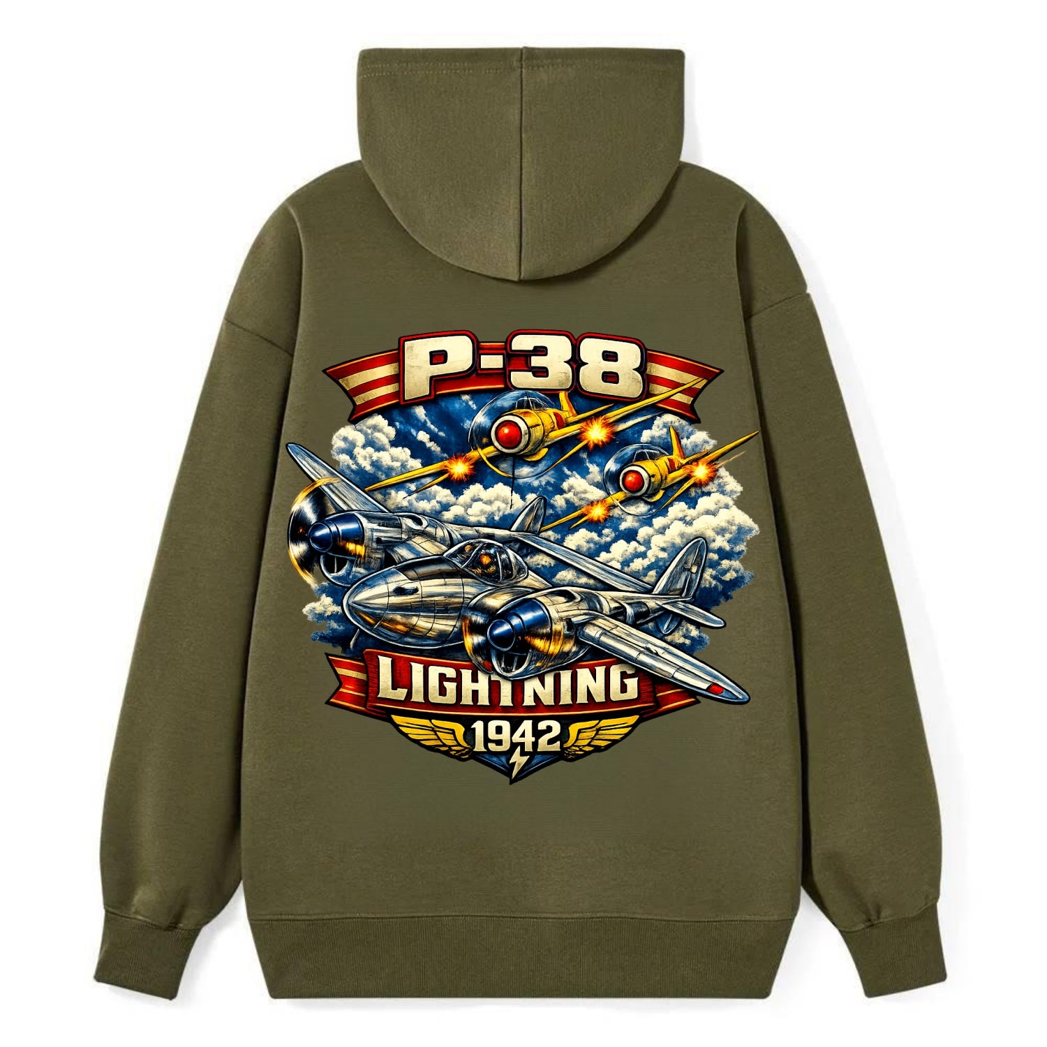 P 38 Lightning - Classic Pullover Hoodie