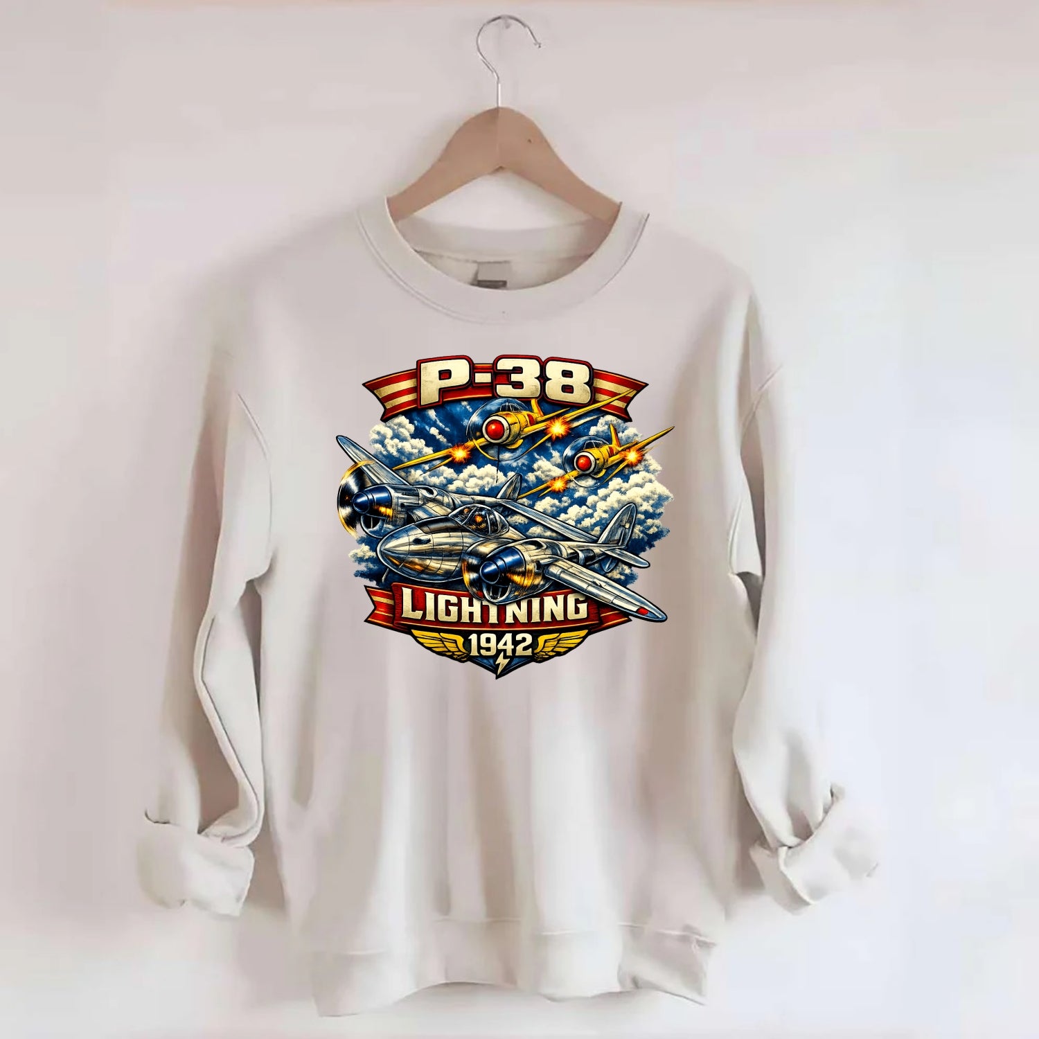 P 38 Lightning - Crewneck Sweatshirt