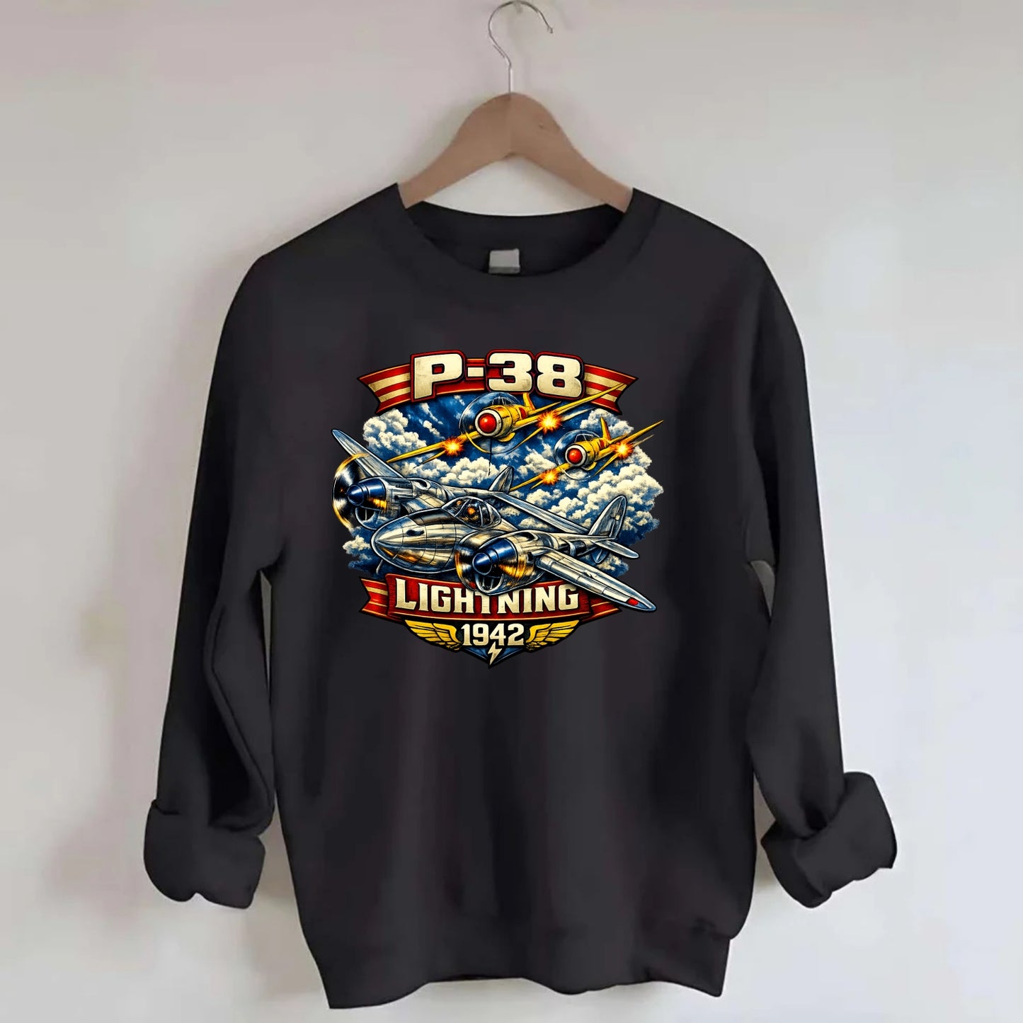 P 38 Lightning - Crewneck Sweatshirt