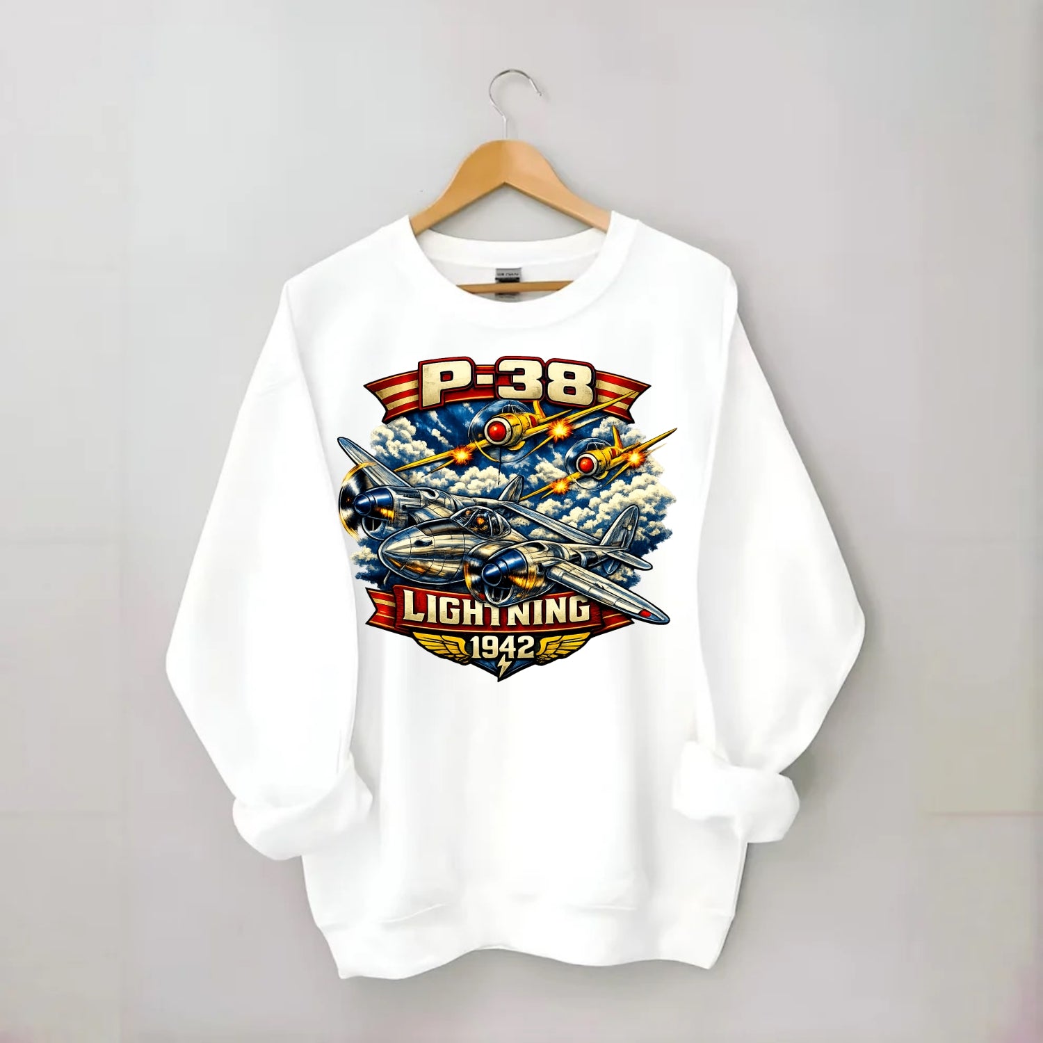 P 38 Lightning - Crewneck Sweatshirt