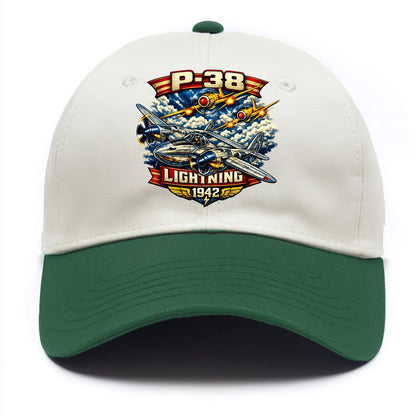 P 38 Lightning - Two Tone Cap