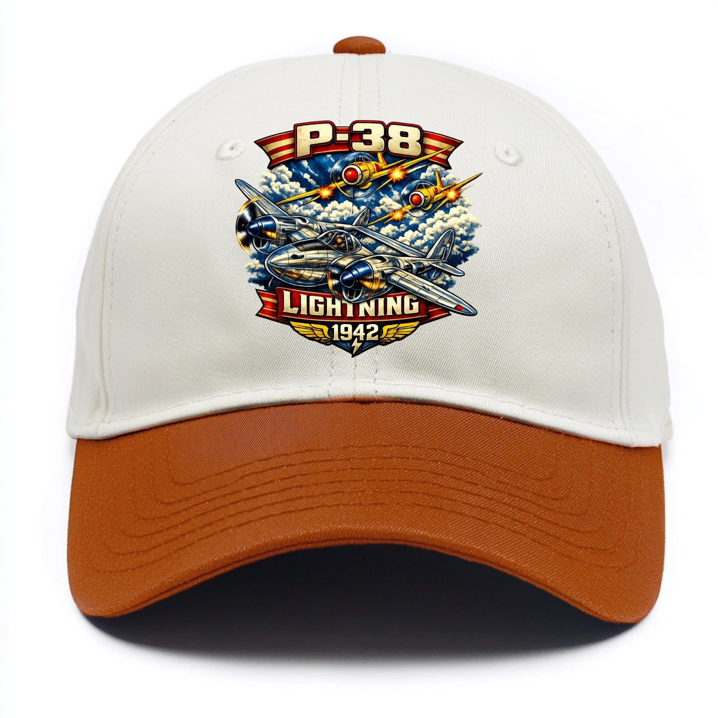 P 38 Lightning - Two Tone Cap