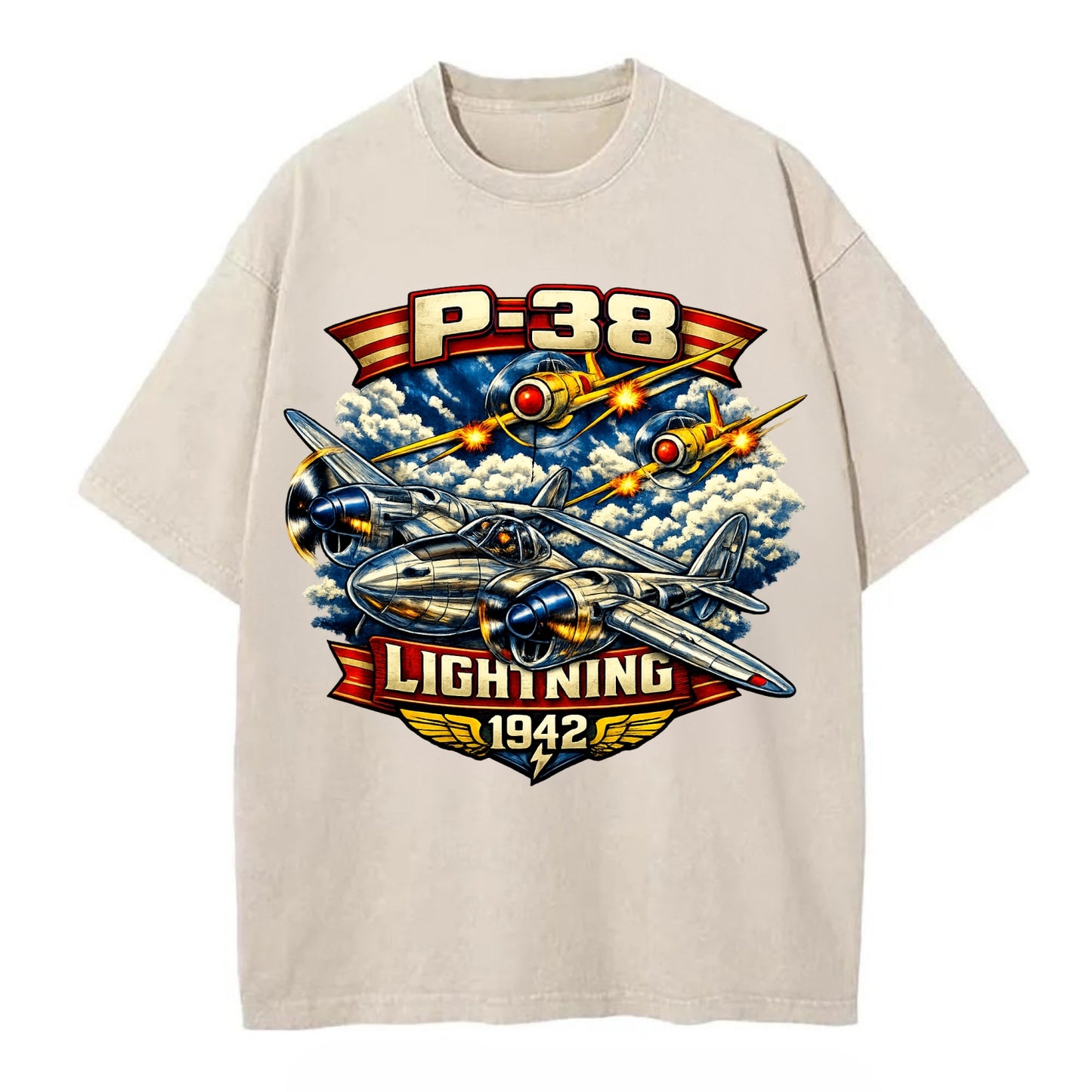 P 38 Lightning - Vintage T-shirt