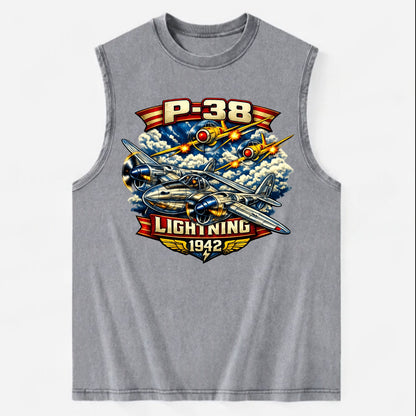 P 38 Lightning - Vintage Washed Tank