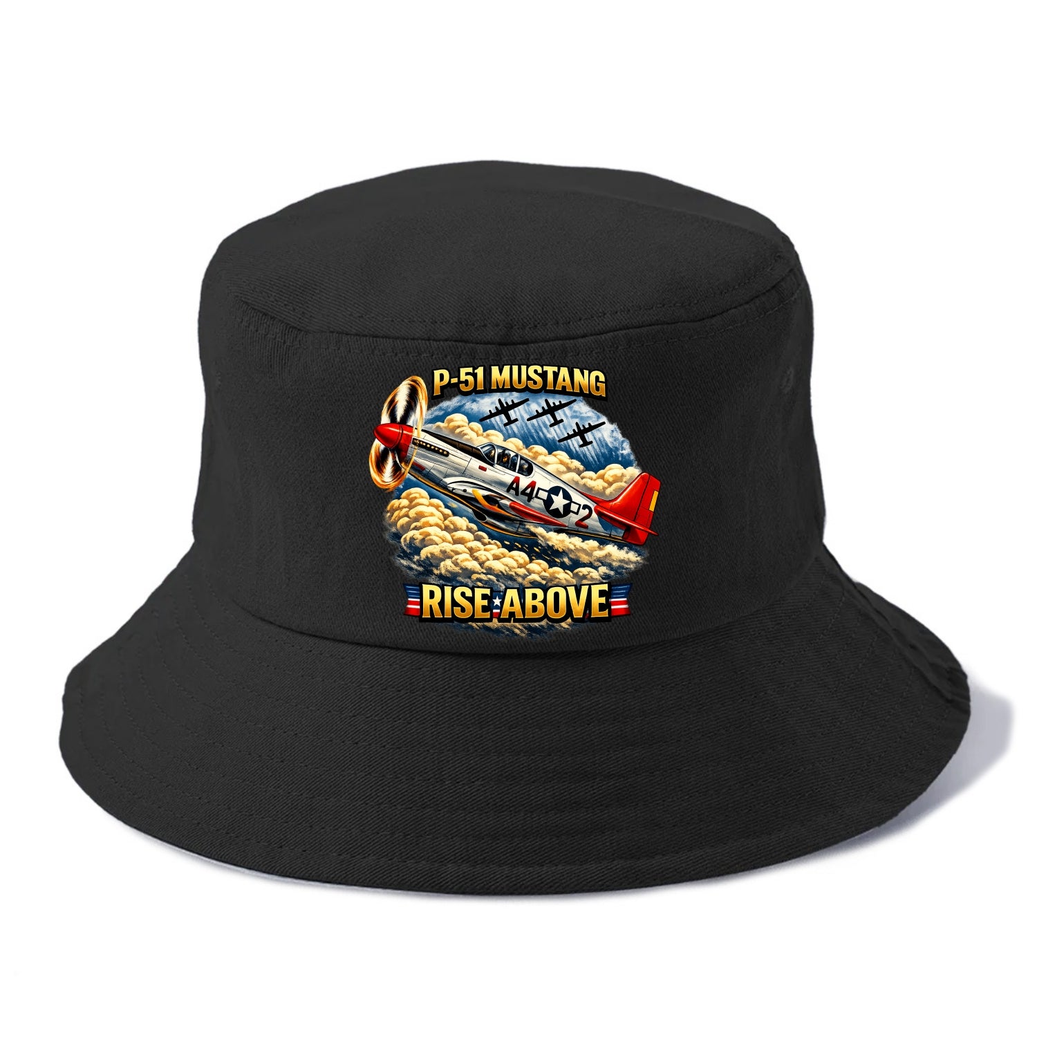 P 51 Mustang Rise Above - Bucket Hat