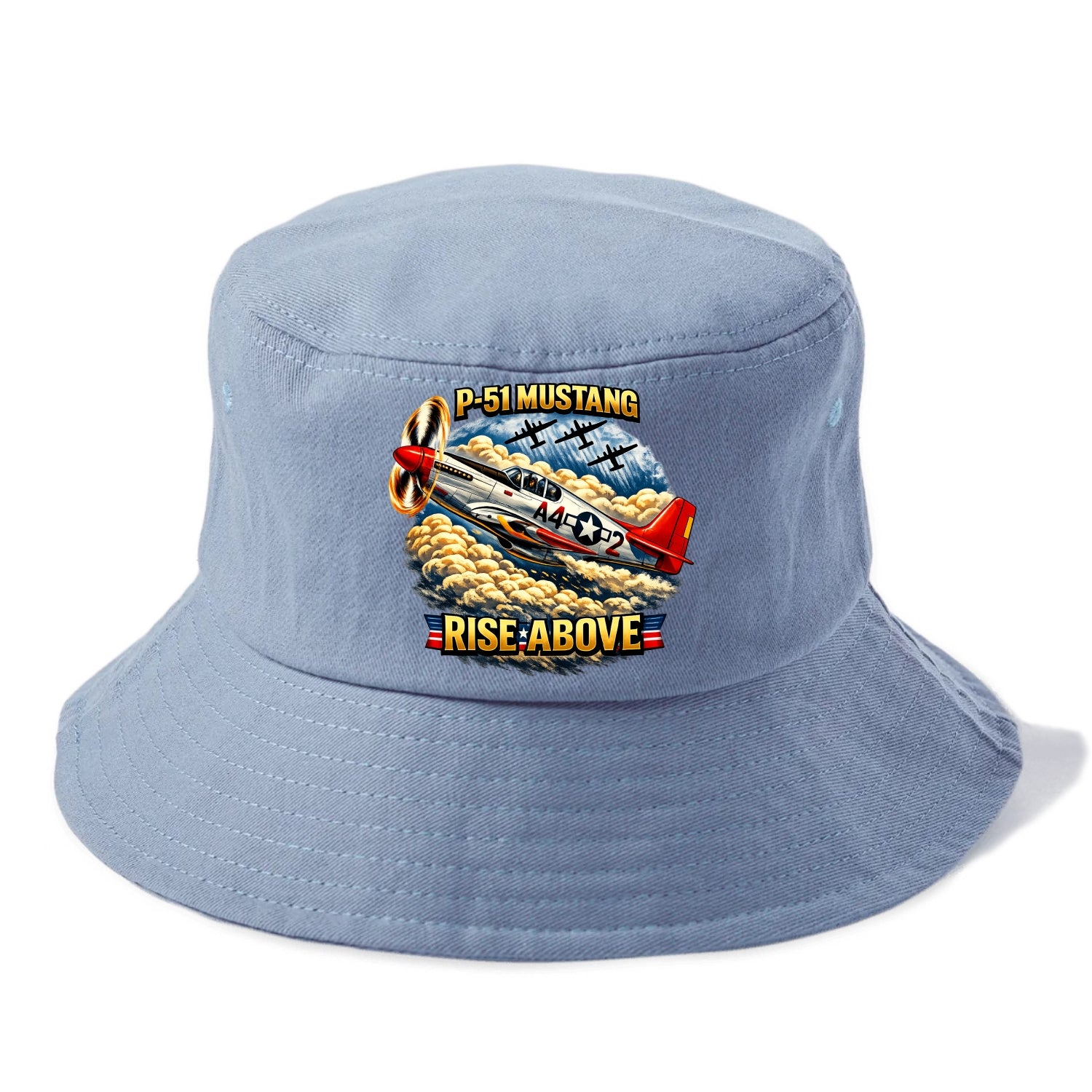 P 51 Mustang Rise Above - Bucket Hat