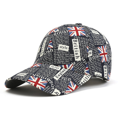Patriotic Baseball Cap: UK & USA Flag Style
