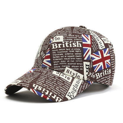 Patriotic Baseball Cap: UK & USA Flag Style