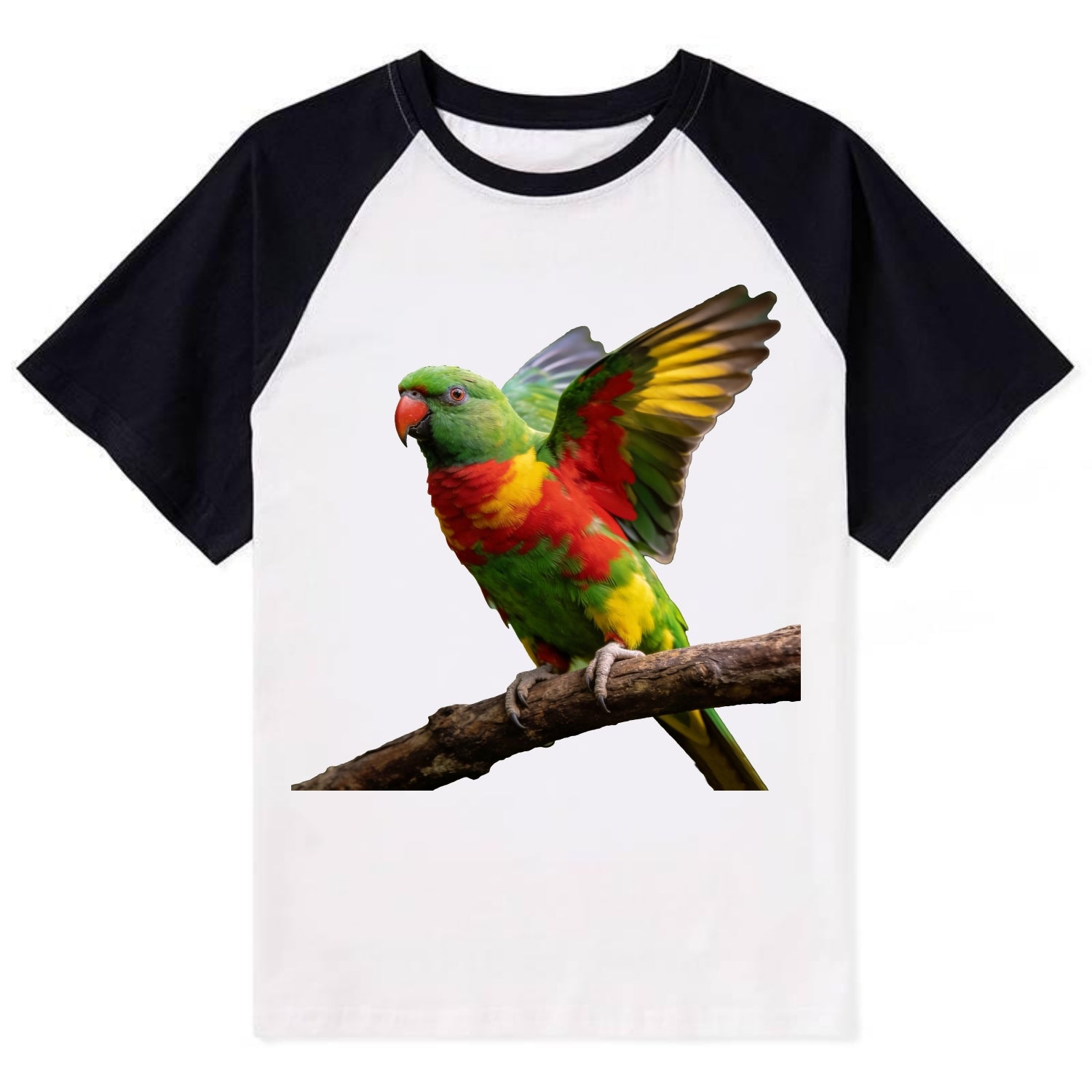 Parrot - Contrast Raglan T-shirt