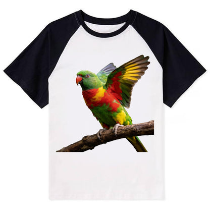 Parrot - Contrast Raglan T-shirt