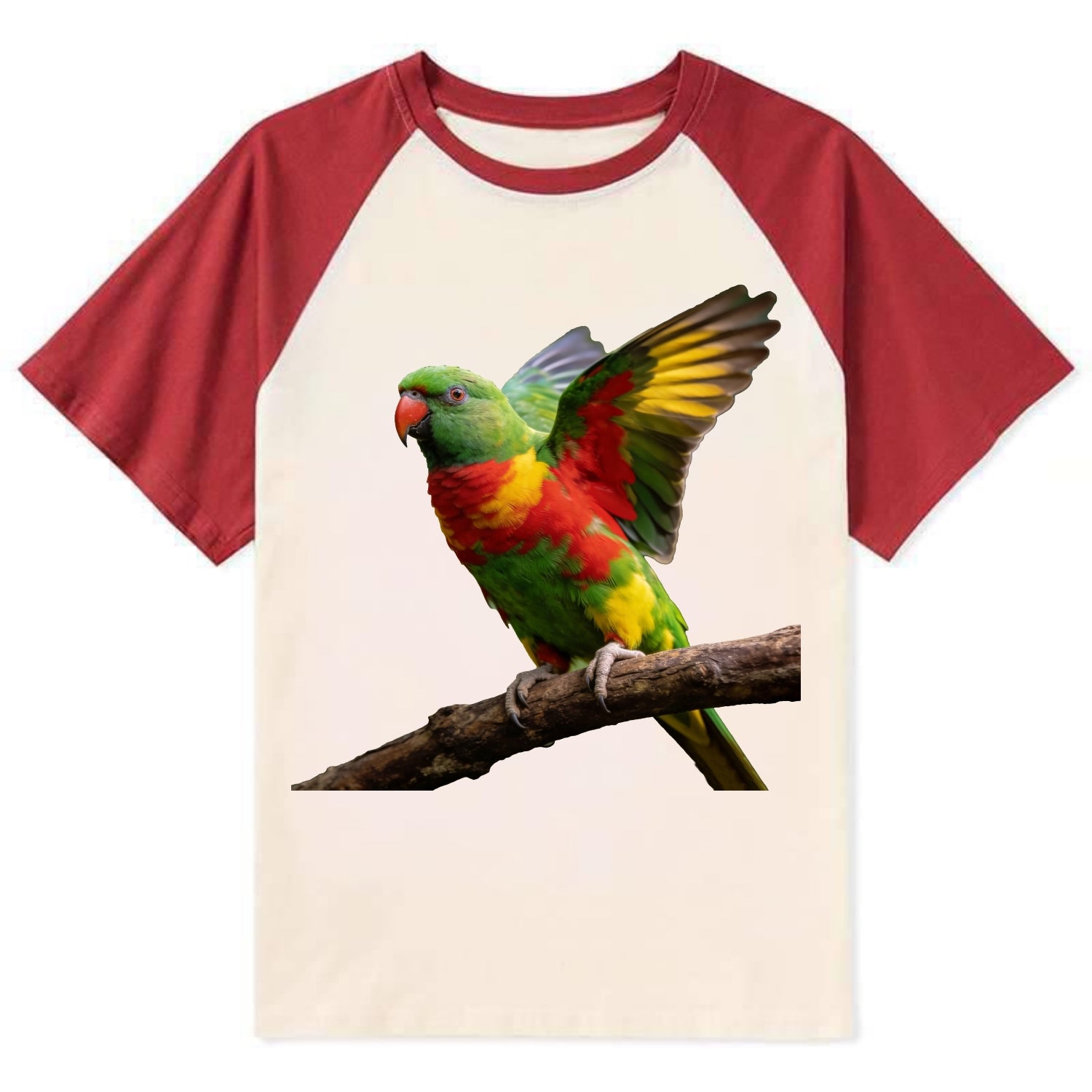 Parrot - Contrast Raglan T-shirt