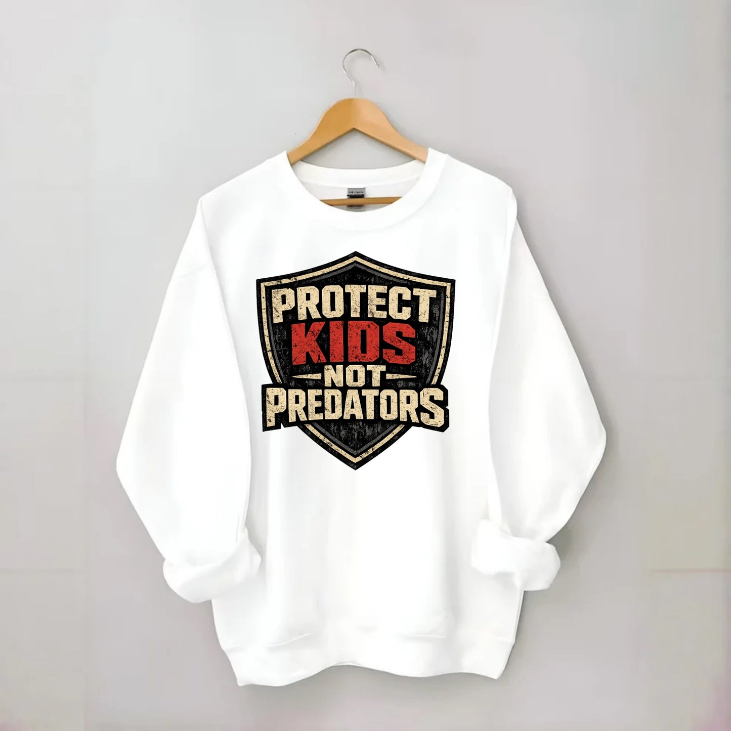 Protect Kids Not Predators - Crewneck Sweatshirt