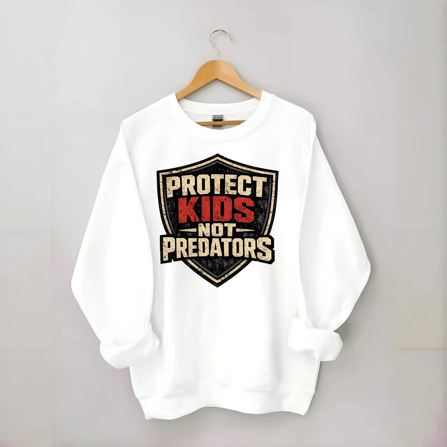 Protect Kids Not Predators - Crewneck Sweatshirt
