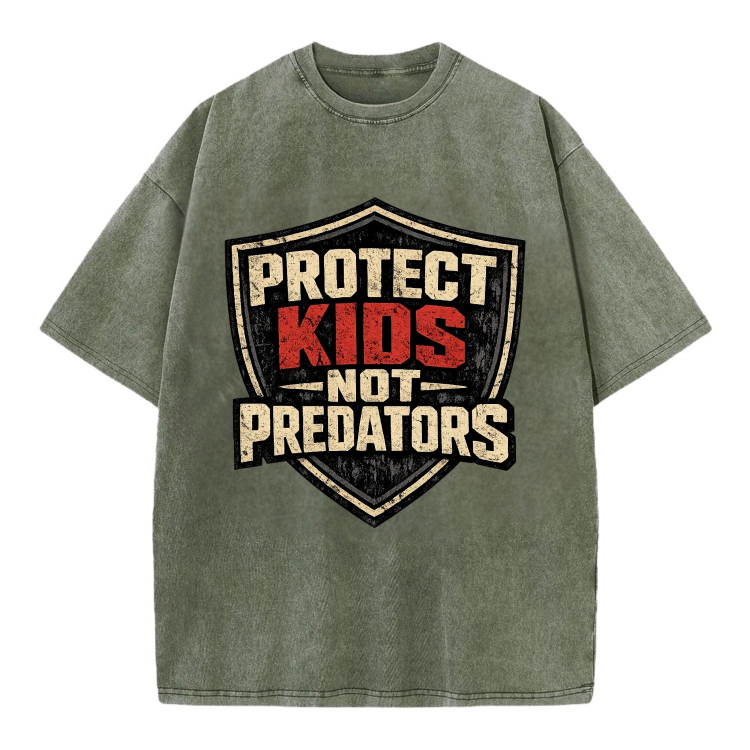 Protect Kids Not Predators - Vintage T-shirt