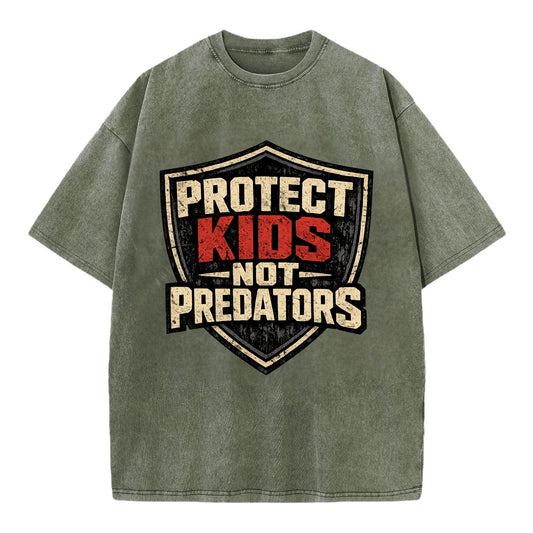 Protect Kids Not Predators - Vintage T-shirt