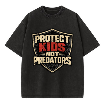 Protect Kids Not Predators - Vintage T-shirt