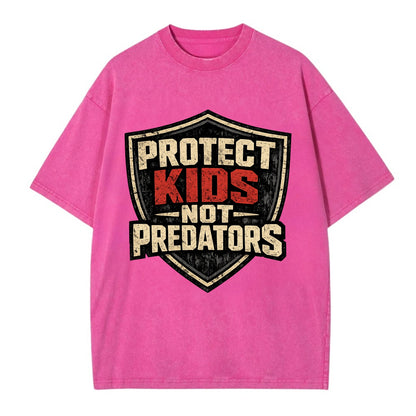 Protect Kids Not Predators - Vintage T-shirt