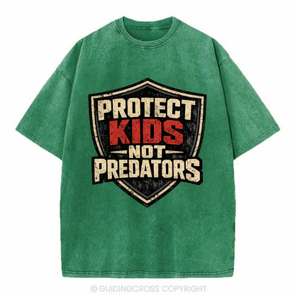 Protect Kids Not Predators - Vintage T-shirt