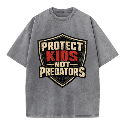 Protect Kids Not Predators - Vintage T-shirt