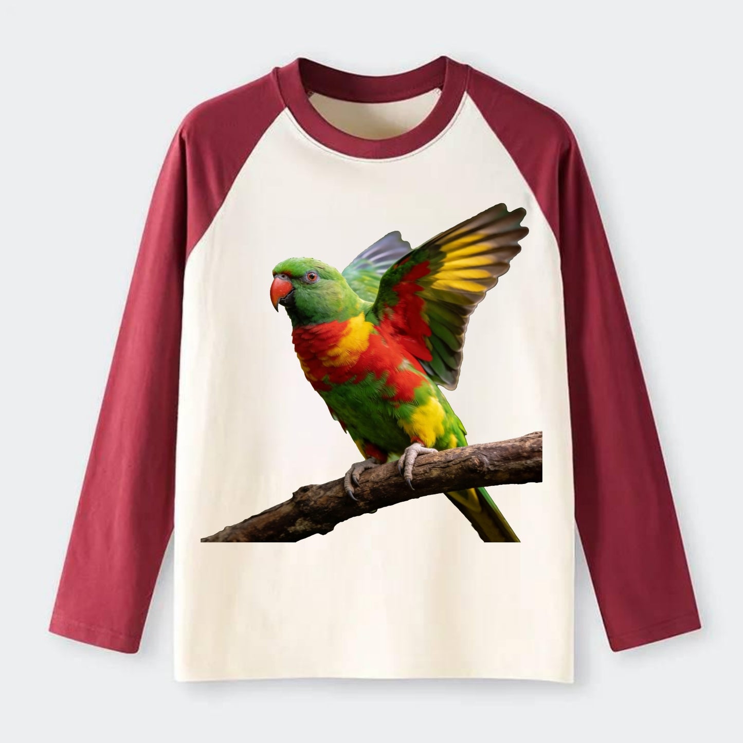 Parrot - Raglan Long Sleeve T-Shirt